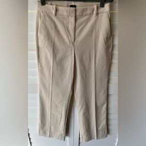 J. Crew Wide Leg Cream Corduroy 100% Cotton Pants NWT Size 8
